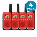 Motorola T42 Walkie Talkies - Quad Pack