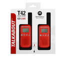 Motorola T42 Walkie Talkies - Twin Pack
