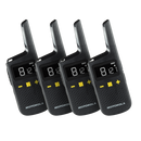 Motorola XT185 Licence Free Radio QUAD PACK with Charger & Earpieces