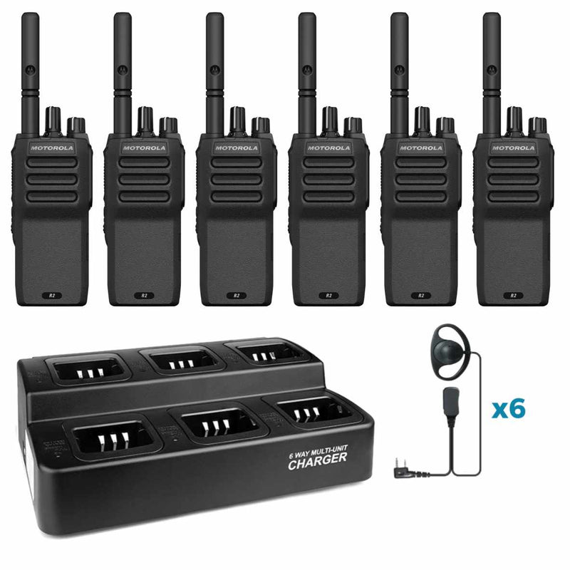 Motorola R2 - SIX PACK including charger & earpieces