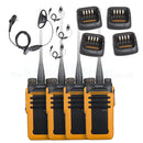 Hytera BD615 Licenced Digital Radio QUAD PACK with Chargers & Earpieces