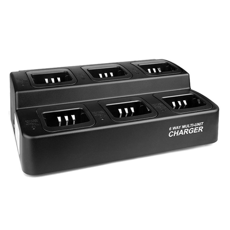 Value Range 6-way charger (for Motorola DP2000e, DP3000 (legacy), DP4000e and R7 series)