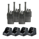 Entel DX482 Licensed Radio Quad Pack