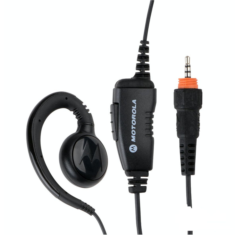 Short-cord swivel earpiece with inline PTT mic (for CLP446 Series)