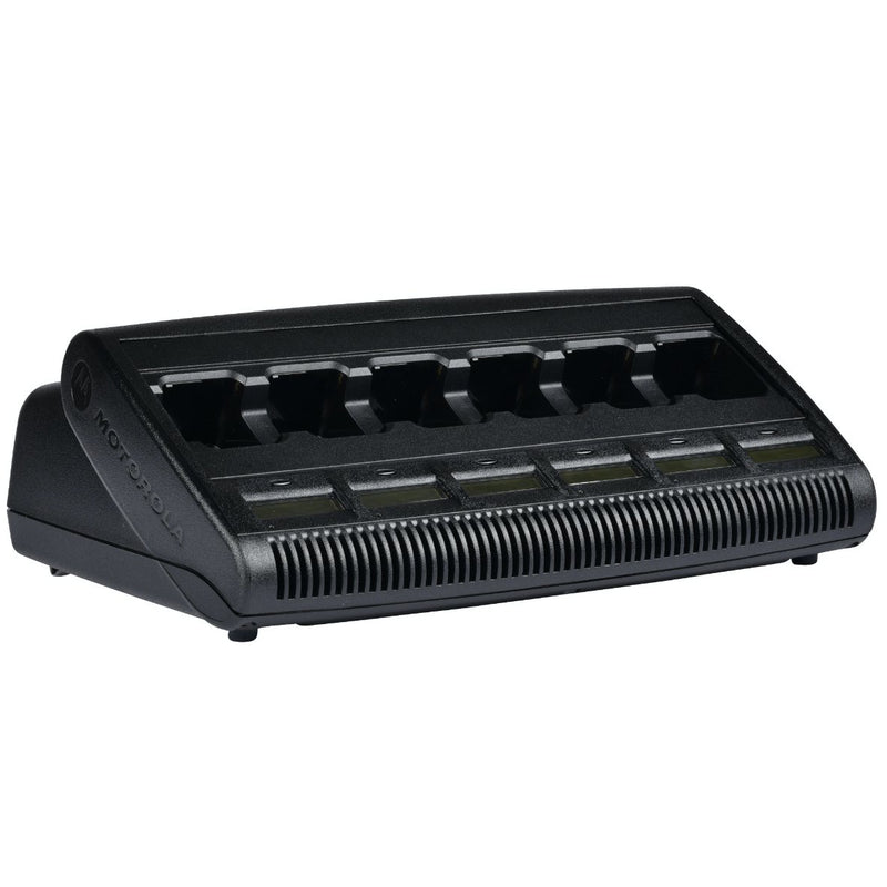 6-way charger with power supply (for GP, GP344 & DP3000e Series)