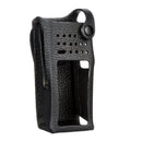 Hard leather carry case with 3" belt loop for display radio (for DP4000e Series)
