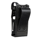Hard leather carry case with 3" belt loop for display radio (for DP4000e Series)