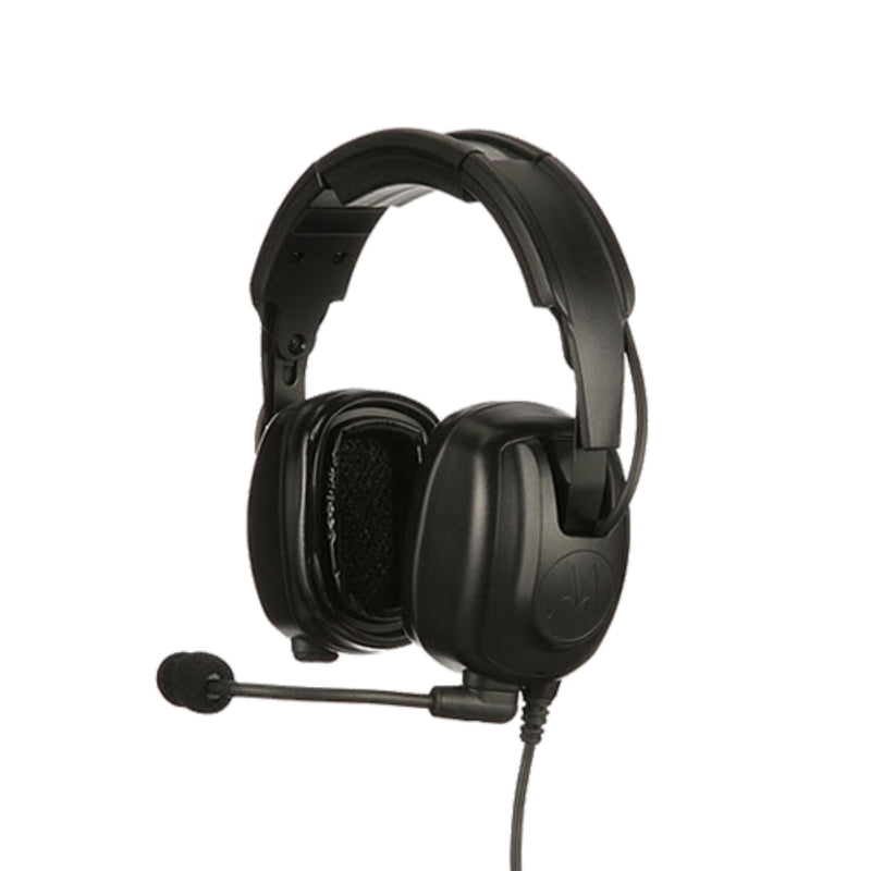 Noise cancelling heavy duty headset with standard headband (for Motorola R7 and ION Series)