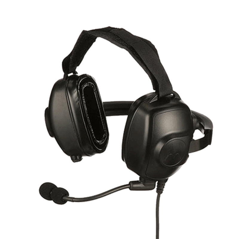 Noise cancelling heavy duty headset with canvas headband (for Motorola R7 and ION Series)