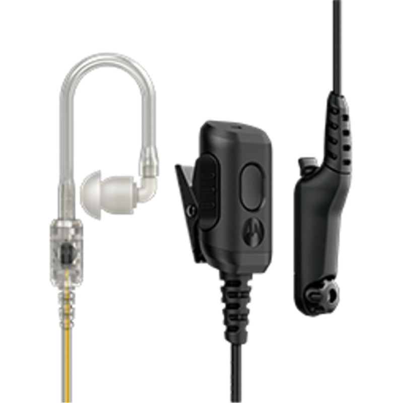 2-wire IMPRES covert acoustic tube earpiece with PTT mic (for Motorola R7 and ION Series)