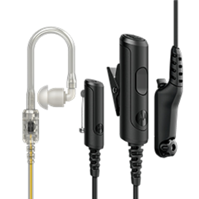 3-wire IMPRES covert acoustic tube earpiece with PTT mic (for Motorola R7 and ION Series)