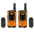Motorola T41 Walkie Talkies - ORANGE Twin Pack