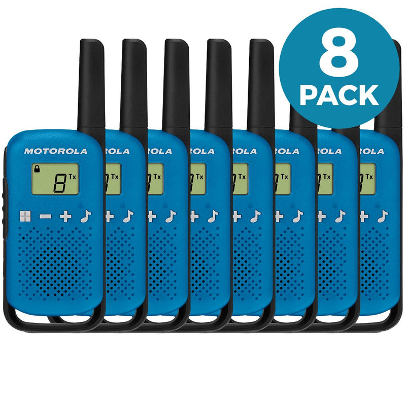 Motorola T42 Walkie Talkies - Eight Pack