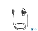 Value Range 2-wire D-Shell earpiece with Mic & PTT (for DP1000 & R2 Series)