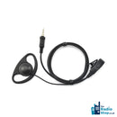 Value Range 2-wire D-Shell earpiece with Mic & PTT (for EVX-S24 Series)