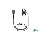 Value Range 2-wire D-Shell earpiece with Mic & PTT (for SL & WAVE Series)
