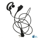 Value Range 2-wire G-Shape Earpiece with Mic & PTT (for DP1000 & R2 Series)