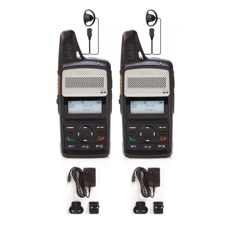 Hytera PD365LF TWIN PACK with Chargers & Earpieces